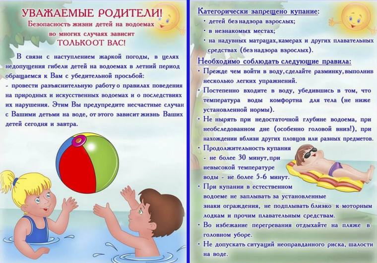 Безопасность на воде.